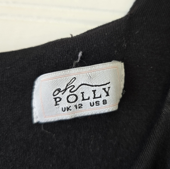 Oh Polly Delanie Square Neck Long Sleeve Bodycon Jumpsuit 8 - Picture 6 of 8